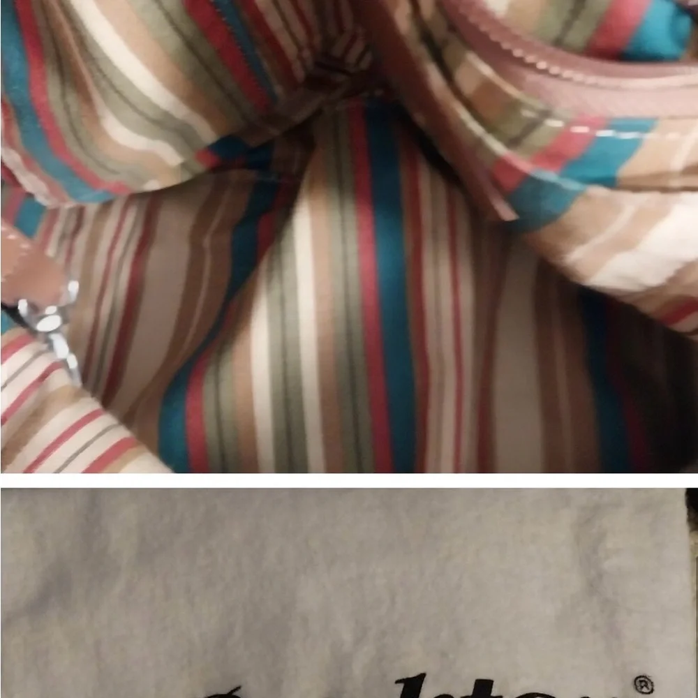 EUC Elegant Brown Leather Handbag no rips or stains. Great size. - Picture 7 of 14